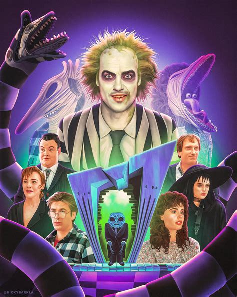 Beetlejuice Illustrated Poster by NickyBarkla on DeviantArt