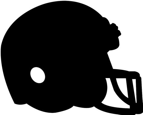 Football Helmet Silhouette | Free vector silhouettes