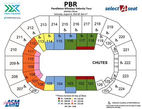 Seating Charts | Events & Tickets | INTRUST Bank Arena