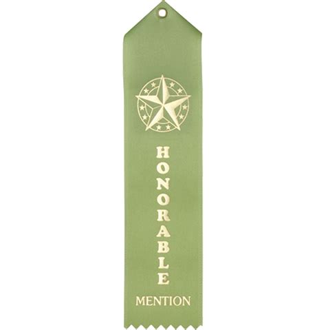 Ribbon, Honorable Mention - Highest Honor