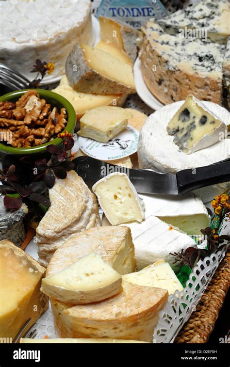 France, cheese platter Stock Photo - Alamy