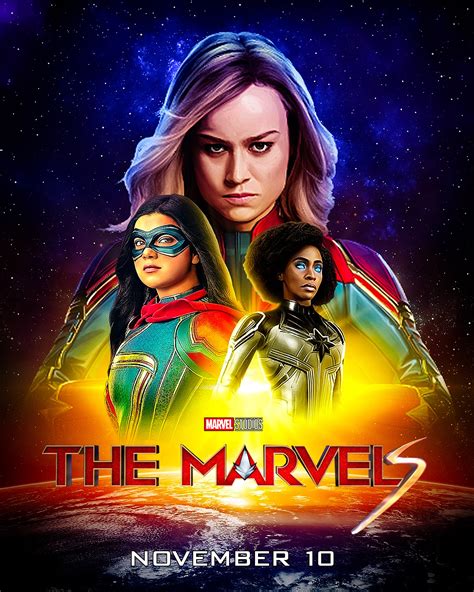 The Marvels (2023) fan made poster by Car-gold on DeviantArt