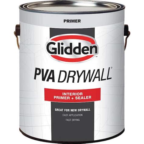 Glidden PVA 1 gal. PVA Drywall Interior Primer GPD-0000-01 - The Home Depot