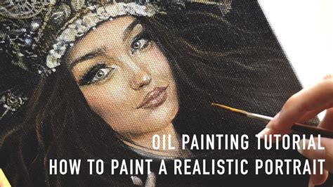 Oil Painting Portrait Tutorial | How to paint realistic faces - YouTube