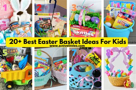 Best Easter Basket Ideas for Kids + Over 100 Non Candy Easter Egg Fillers - Active Littles