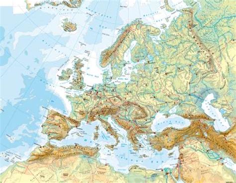 Mountains In Europe Map - Zone Map