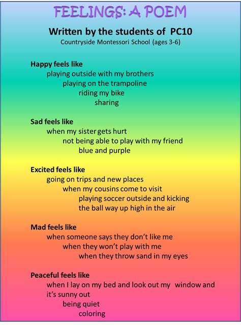 Emotions Poems | Poetry for kids, Emotions, Feelings and emotions