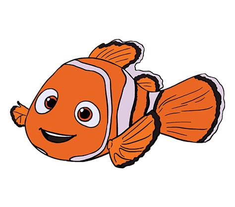 How to Draw Nemo in a Few Easy Steps | Easy Drawing Guides