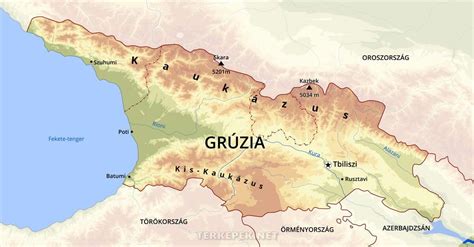 Bâng khuâng hoàng hôn: Map of Gruzia