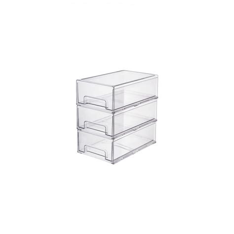 Stackable Clear Storage Boxes | Greenside Home Storage