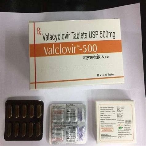 Valacyclovir 500 Mg Tablets at Rs 1000/stripe | Anti Biotic in Nagpur ...