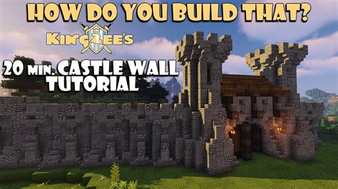 Medieval Castle Wall Minecraft