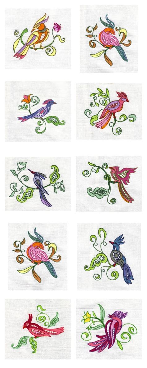 FREE BIRD EMBROIDERY DESIGN « EMBROIDERY & ORIGAMI