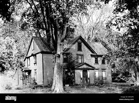 Orchard house louisa may alcott Black and White Stock Photos & Images ...