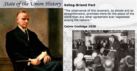 State of the Union History: 1928 Calvin Coolidge - Kellogg-Briand Pact