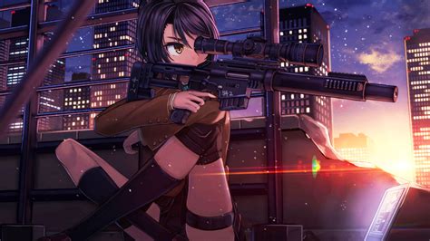 1920x1080 New Anime Girl Gun Wallpaper Free Anime Wal - vrogue.co