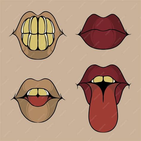 Premium Vector | Mouth vector illustration