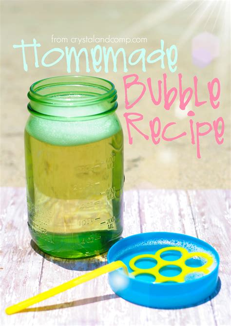 Homemade Bubble Recipe