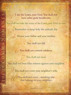 The 10 Commandments (Catholic Edition) | Cokesbury