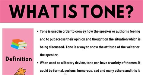 Tone: Definition and Useful Examples of Tone in Speech and Literature ...