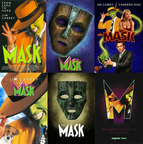 Jim Carrey's 1994 film 'The Mask' features theatrical posters which ...