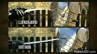 Japanese Katana VS European Longsword - Samurai sword VS Knight ...