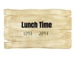 FREE Editable and Printable Out to Lunch Sign | Instant Download