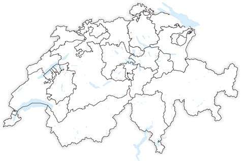 Schweiz - Kantone auf der Karte Diagram | Quizlet