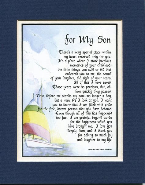 Pin by Ynk . on Mom quotes | Brother poems, Poem for my son, Grandson quotes