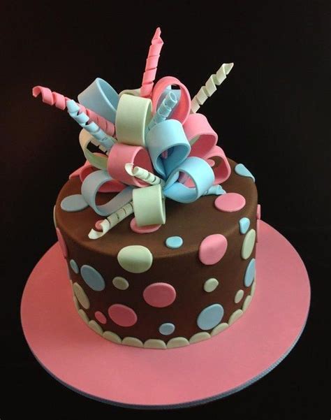 Fondant Cake Decorations On Pinterest | Buttercream Cake Images | Chocolate strawberry desserts ...