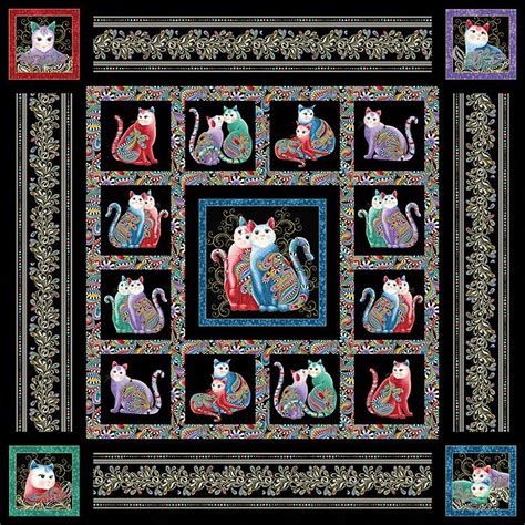 Free Quilt Pattern - Cat-i-tude Purr-fect Together - from https://www ...