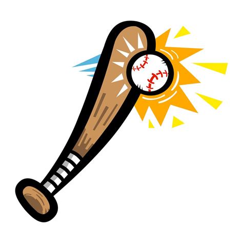 Cartoon Baseball Bat Baseball Bat Clipart Animated Pe - vrogue.co