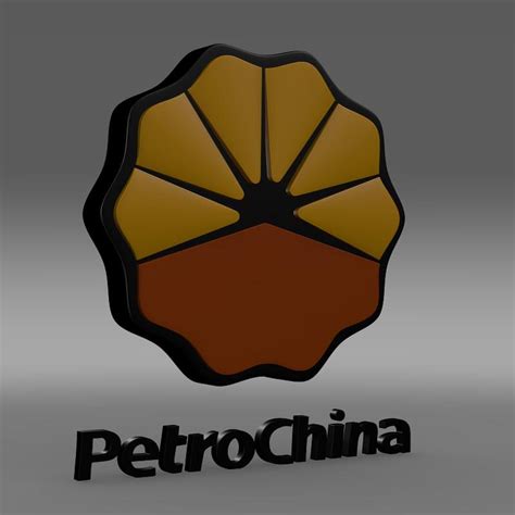 PetroChina logo 3D Model .max .obj .fbx .c4d .lwo .lw .lws .ma .mb - CGTrader.com