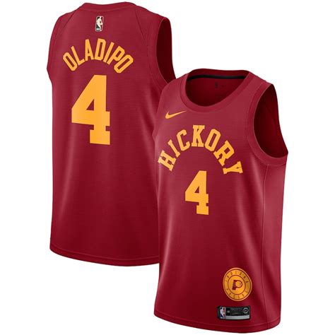 Victor Oladipo Indiana Pacers Nike Hardwood Classics Swingman Jersey - Red