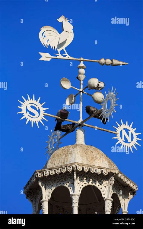 Weather Vane on the Bandstand, Manzanillo City, Colima State, Mexico ...