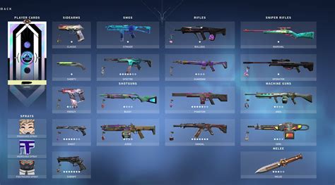 EU 54 SKINS / Reaver Vandal / Forsaken Vandal / Singularity Phantom / Spectrum Phantom ...