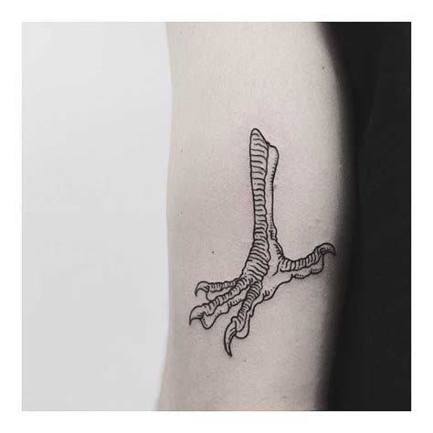 Chicken claw tattoo - Tattoogrid.net