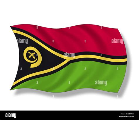 Illustration, Flag of Vanuatu Stock Photo - Alamy