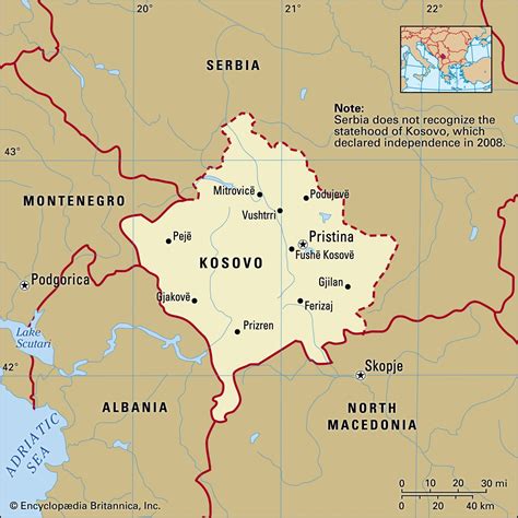 Where Is Kosovo On A Map Of Europe - Real Map