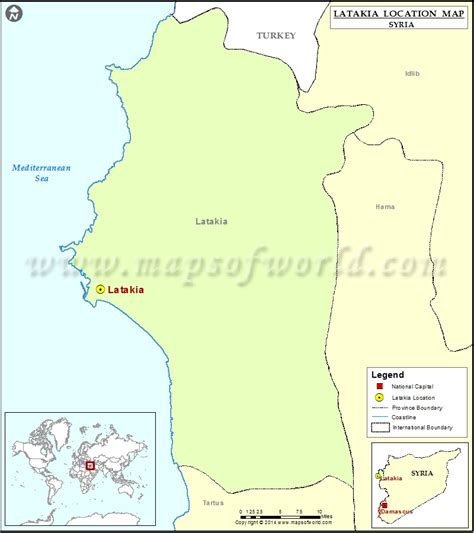 Where is Latakia | Location of Latakia in Syria Map