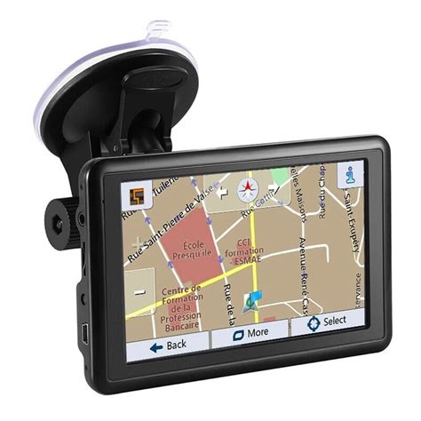 GPS Navigation for Car 5" Touchscreen 8GB+128M Vehicle GPS Navigator System Real Voice Spoken ...