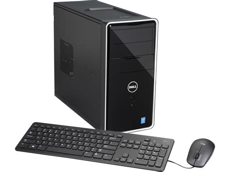 DELL Desktop PC i3847-4923BK Intel Core i3-4150 8GB DDR3 1TB HDD Windows 7 Professional 64-Bit ...