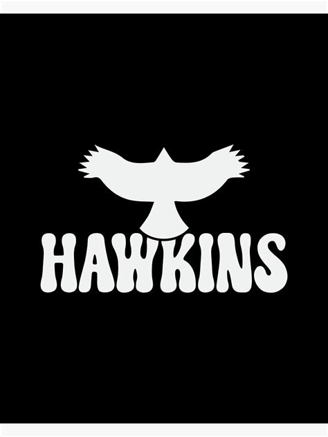 "hawkins logo" Poster for Sale by AdamHallm | Redbubble