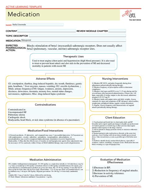 Metoprolol and its impact and effects on patients - Adverse Effects ...