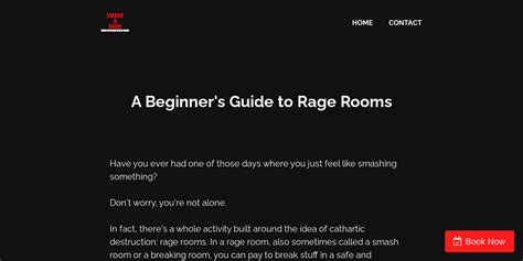 A Beginner's Guide to Rage Rooms