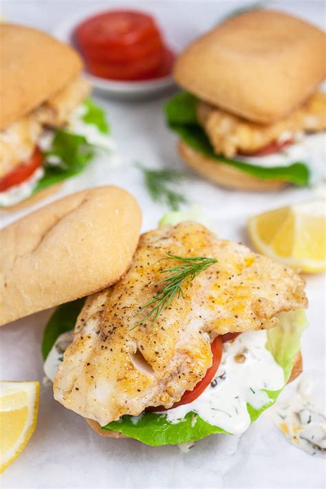 Pan Fried Walleye Sandwich | The Rustic Foodie®