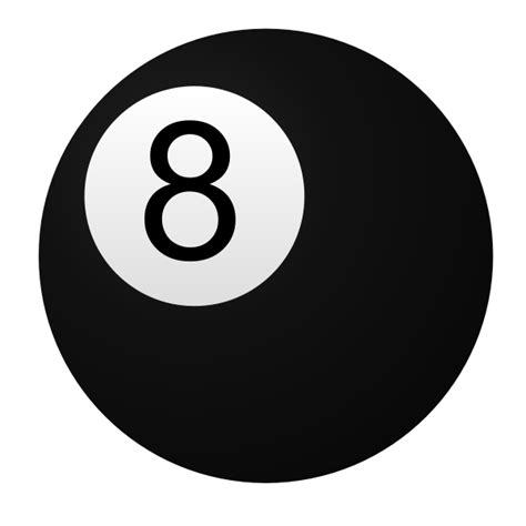 Vector illustration of billiard ball number eight | Free SVG