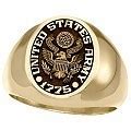 Military Shopping > Army Signet Ring > 10K Solid Gold Army Ring