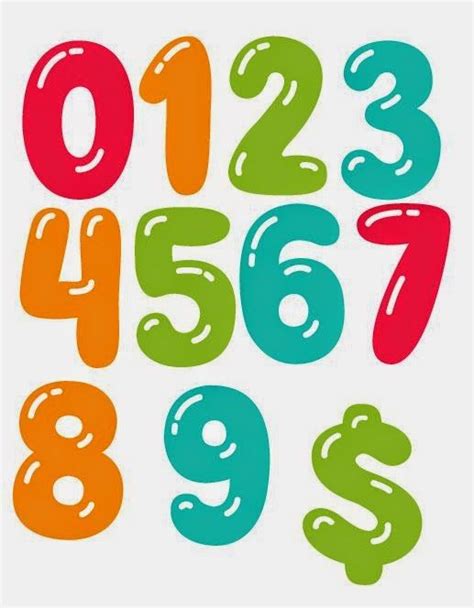 Number Bubble Font