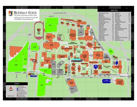 Buffalo State College Campus Map